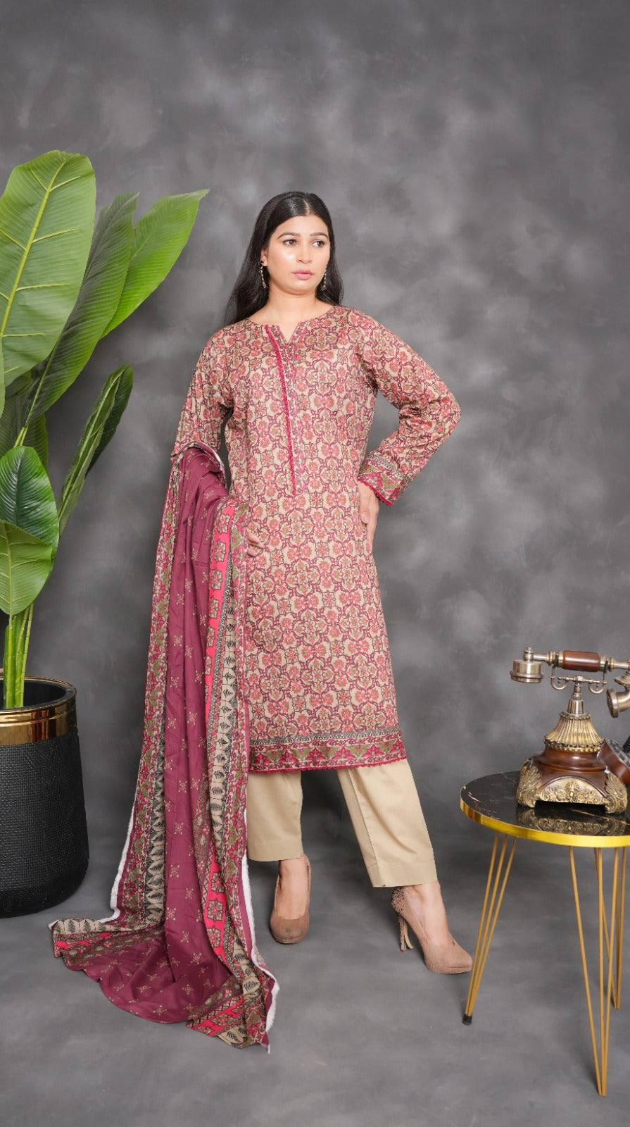 Printed Lawn 3PC