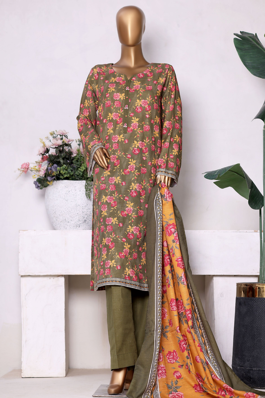 Bin Saeed | Printed | Khaddar | 3PC