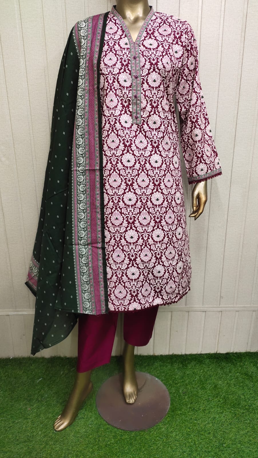 Bin Saeed Digital Printed Lawn 3PC