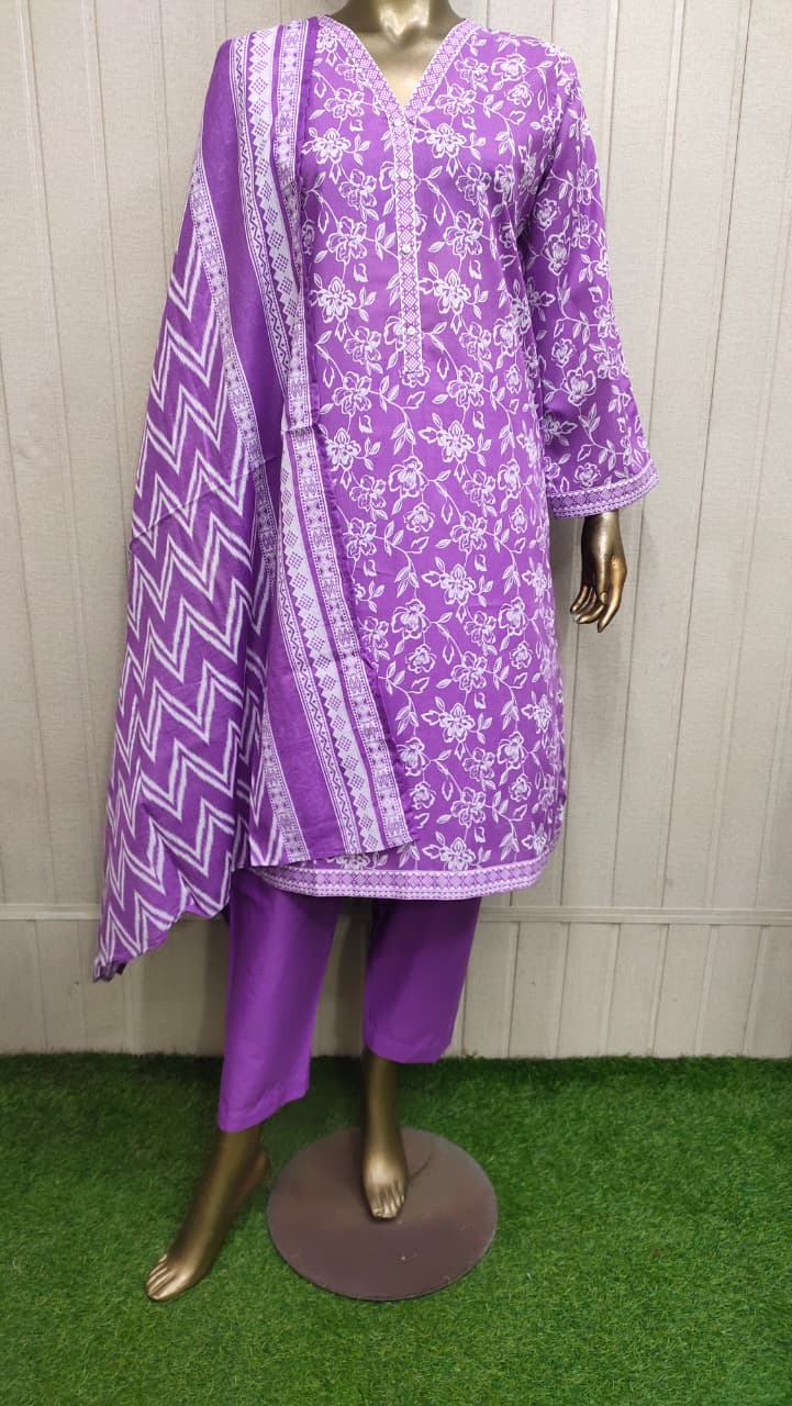 Bin Saeed Digital Printed Lawn 3PC