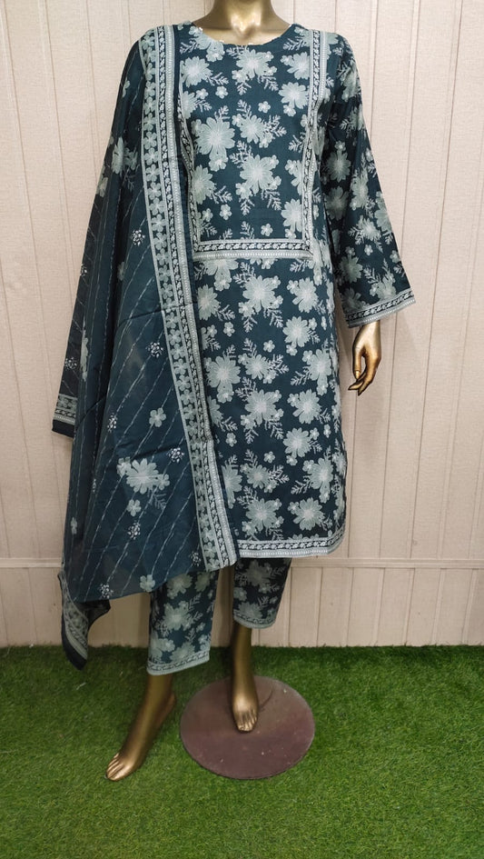 Bin Saeed Digital Printed Lawn 3PC