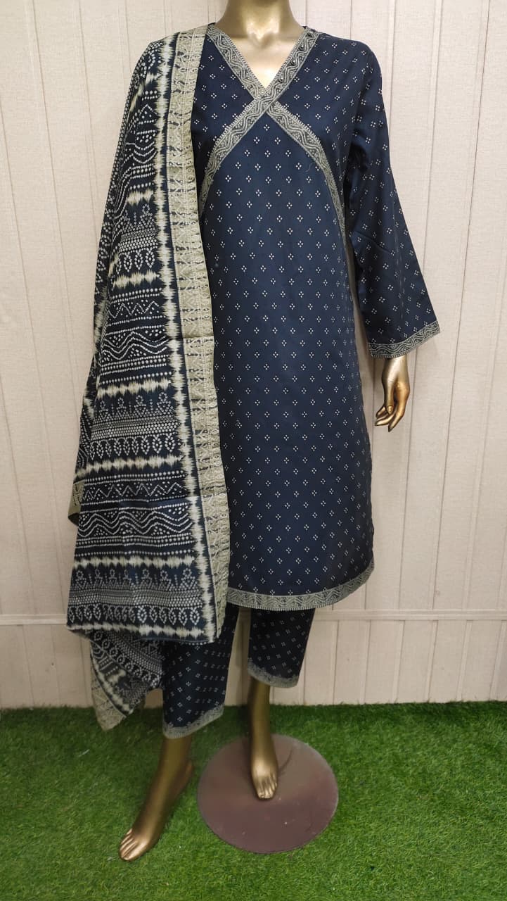 Bin Saeed Digital Printed Lawn 3PC