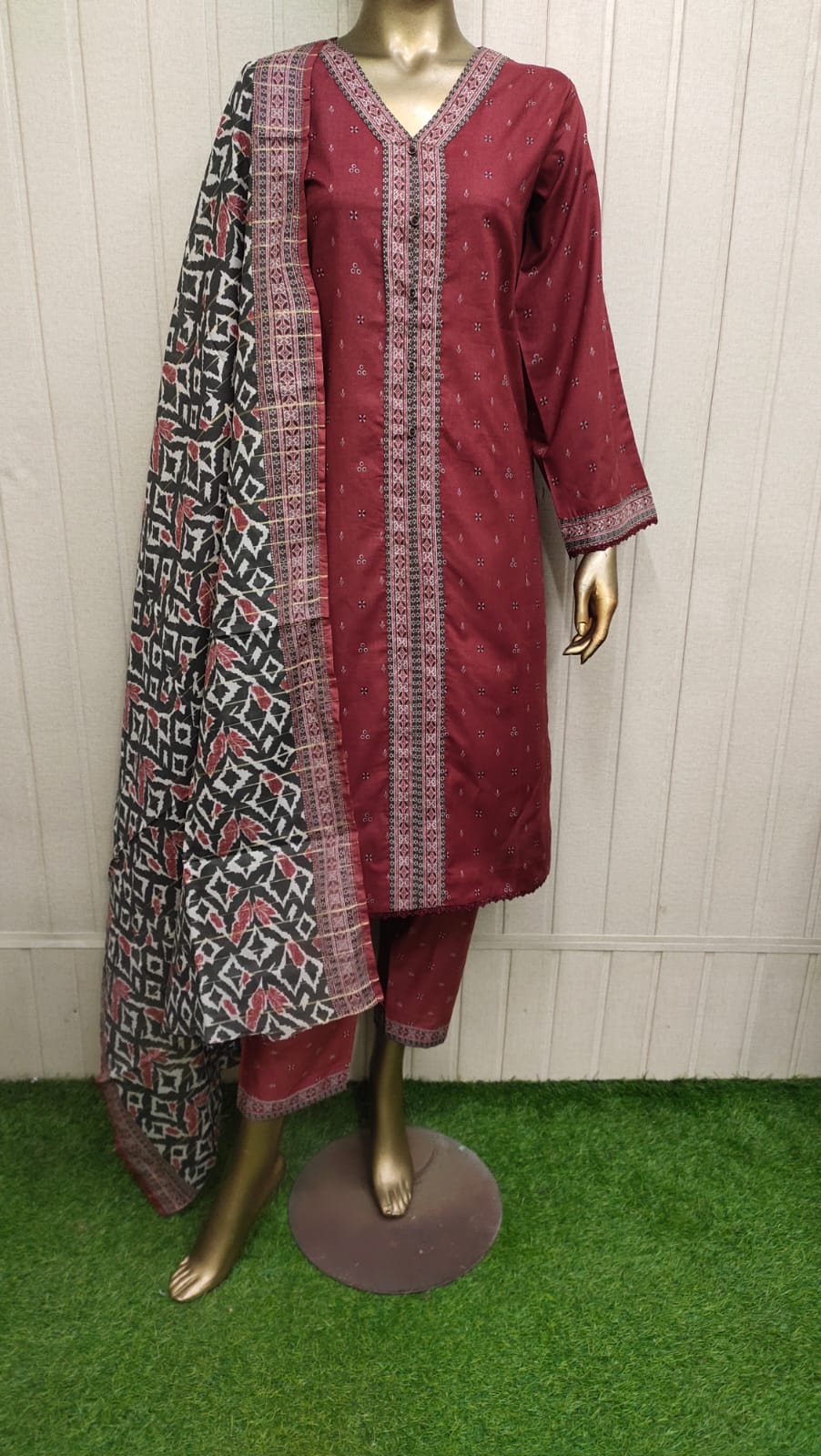 Bin Saeed Digital Printed Lawn 3PC