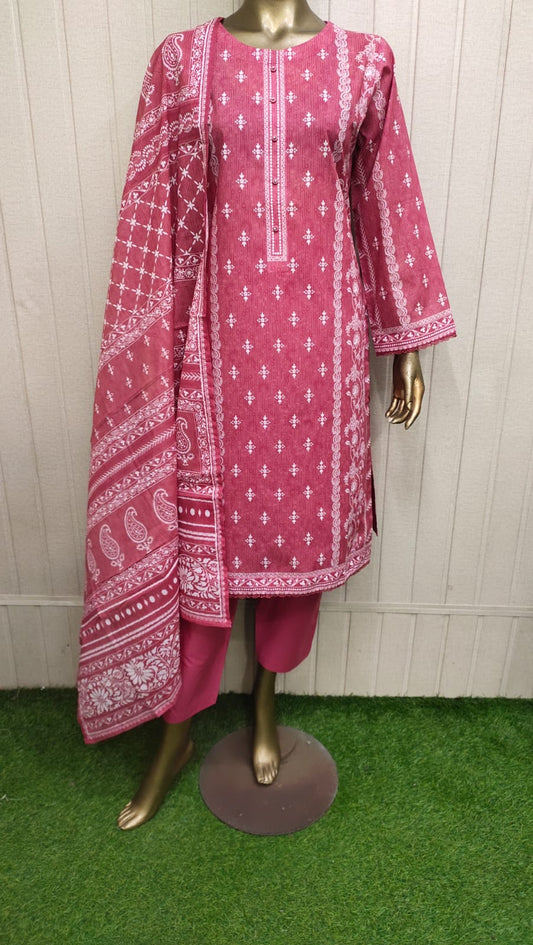 Bin Saeed Digital Printed Lawn 3PC