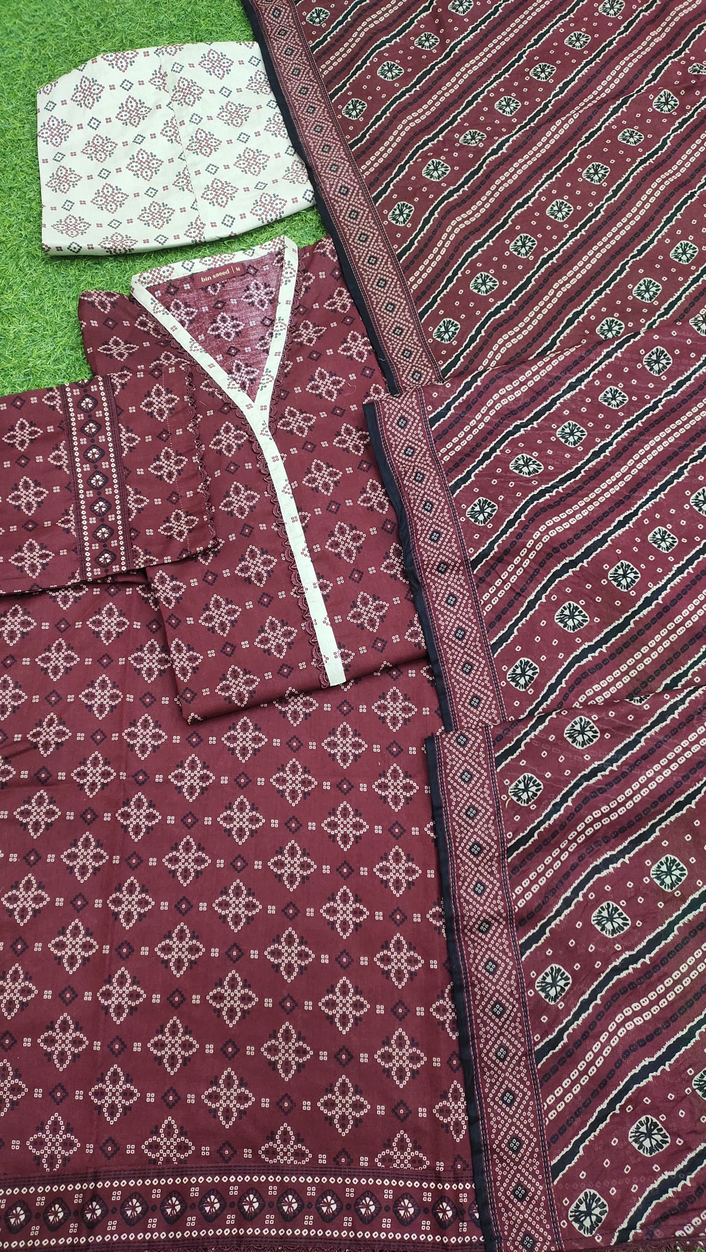Bin Saeed Digital Printed Lawn 3PC
