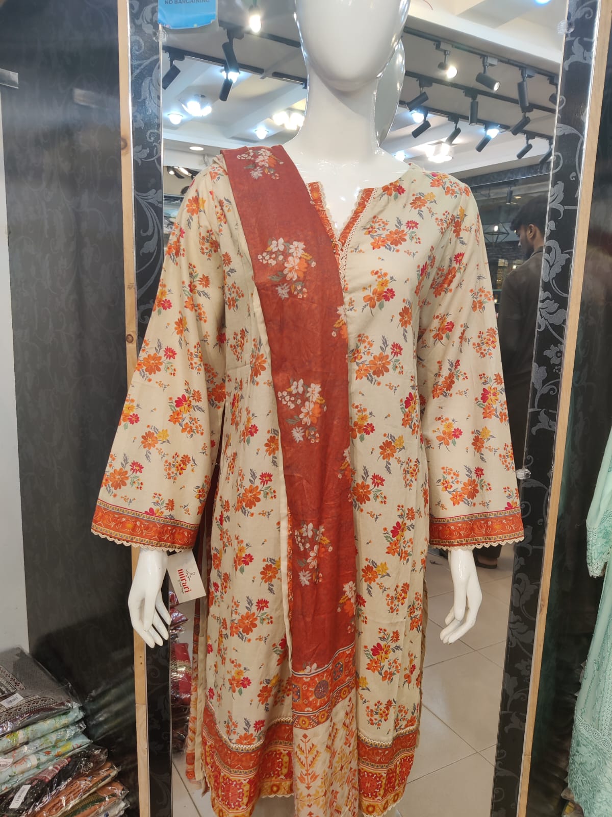R Printed Lawn-3PC