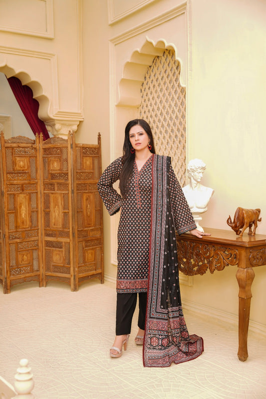 Printed | Khaddar | 3PC