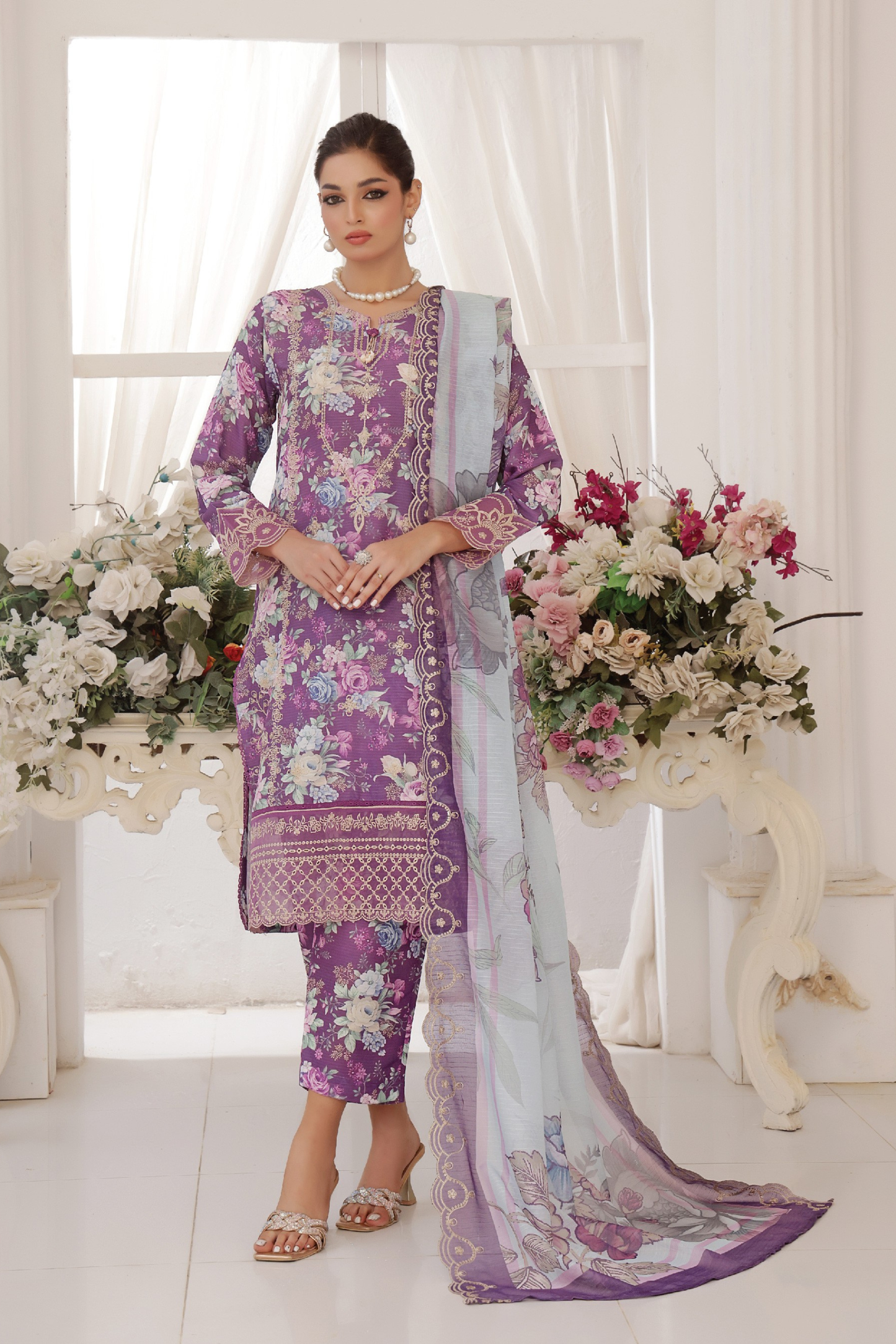 Zarnaz | Dressline | Emb Viscose - 3PC