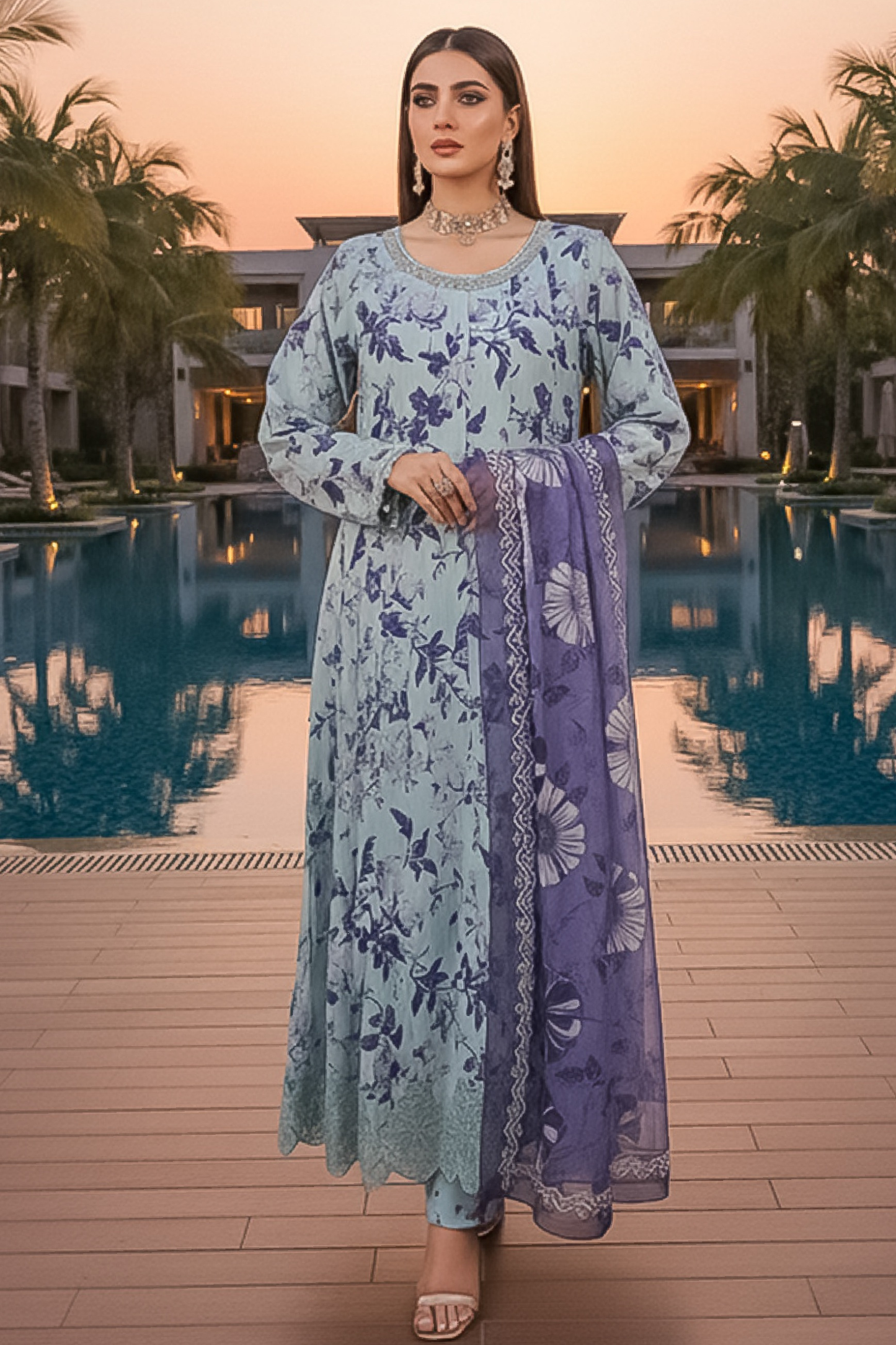 Orlina | Dressline | Emb Bana Dora-3PC