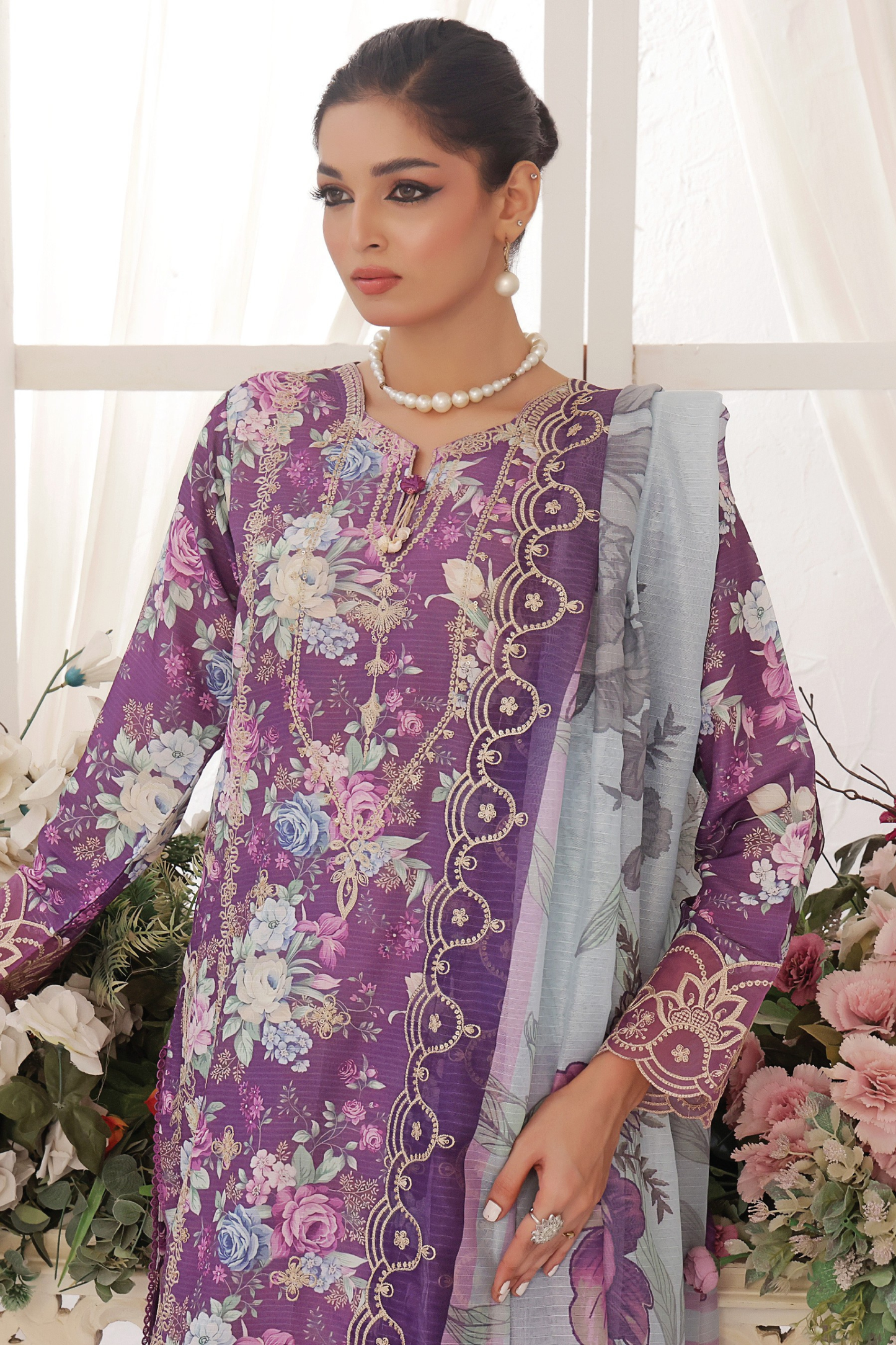 Zarnaz | Dressline | Emb Viscose - 3PC