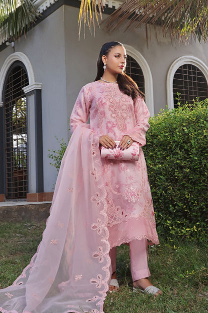 Organza Embroidered 3PC