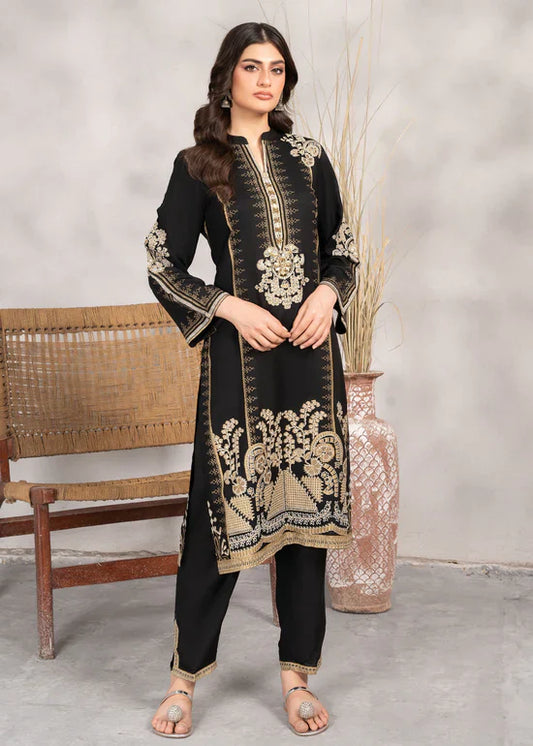 Cottage Emb Lawn-2PC