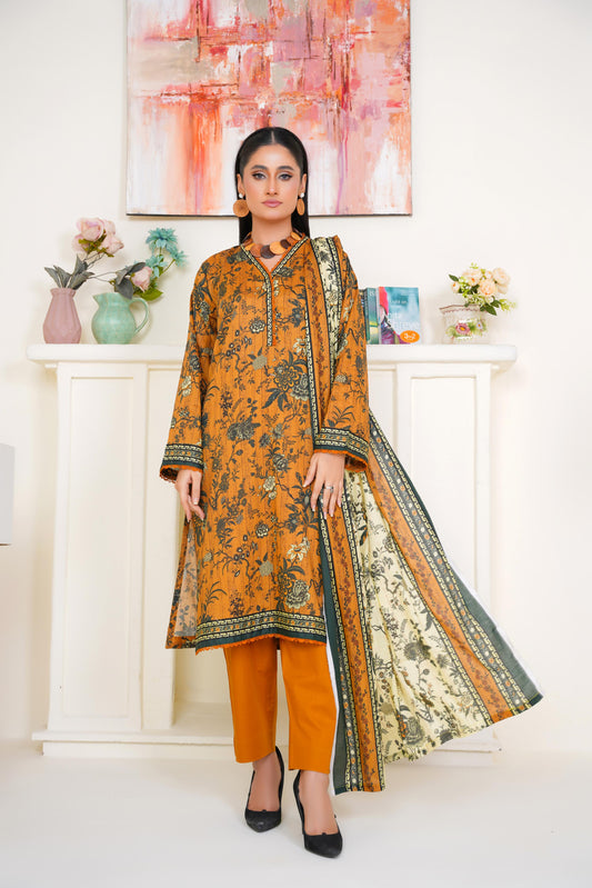 Bin Saeed Digital Printed Lawn 3PC