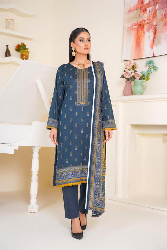 Bin Saeed Digital Printed Lawn 3PC
