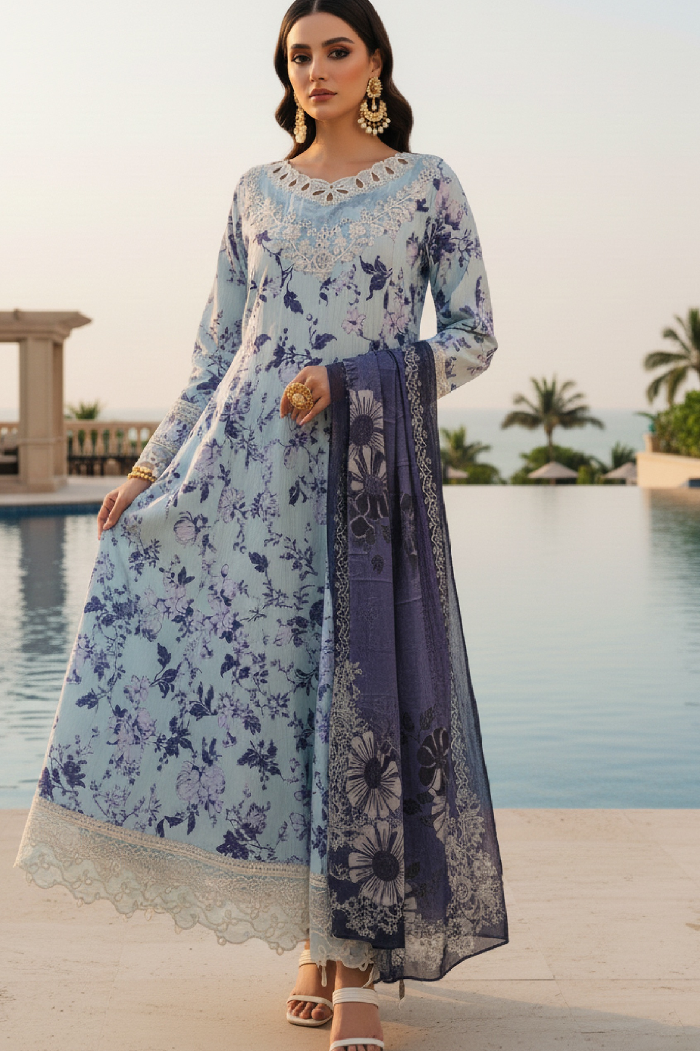 Orlina | Dressline | Emb Bana Dora-3PC