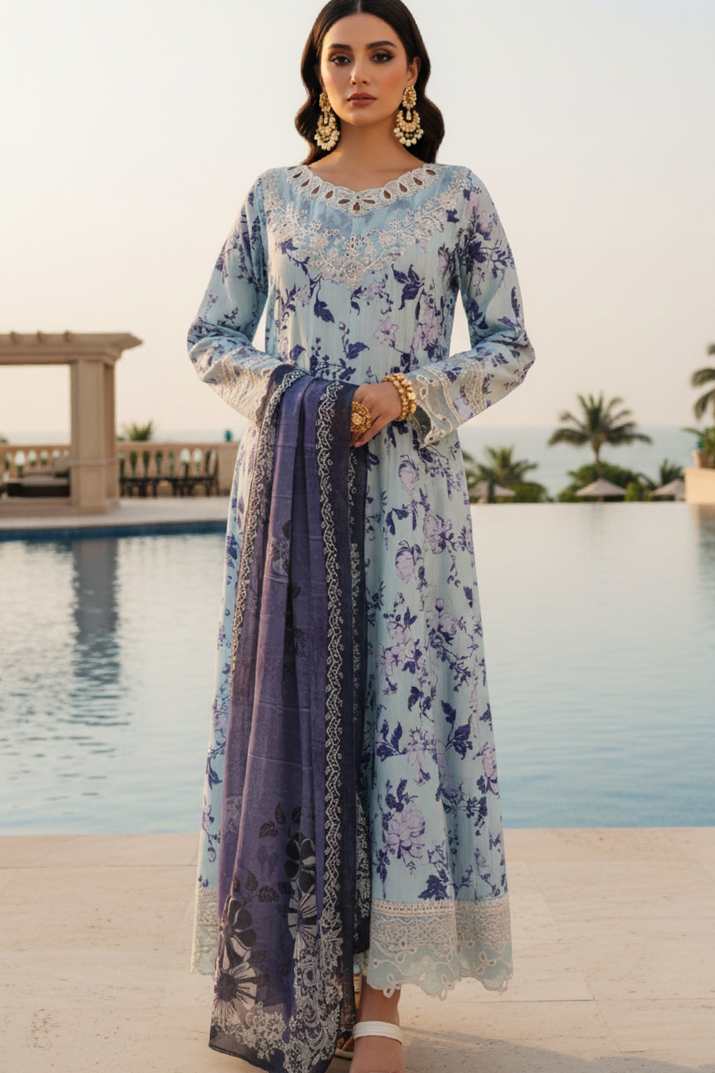 Orlina | Dressline | Emb Bana Dora-3PC