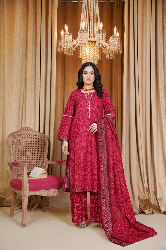 Bin Saeeed Digital Printed Khaddar 3PC