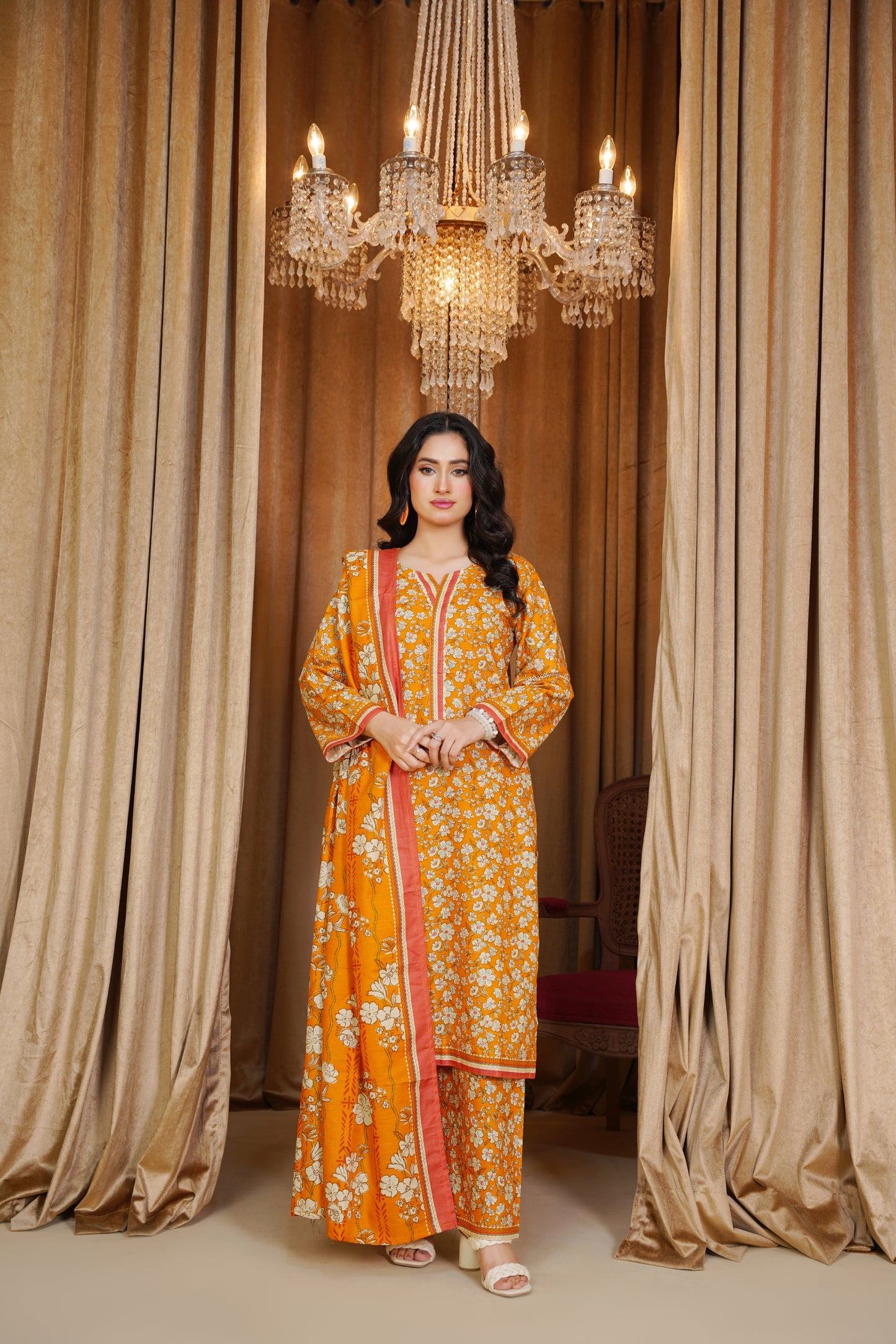 Bin Saeeed Digital Printed Khaddar 3PC