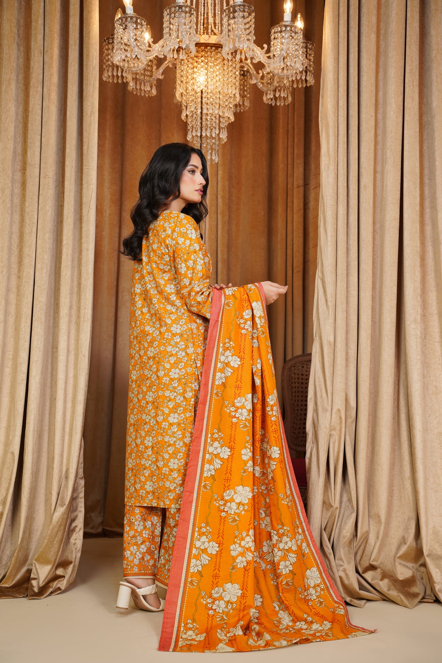 Bin Saeeed Digital Printed Khaddar 3PC