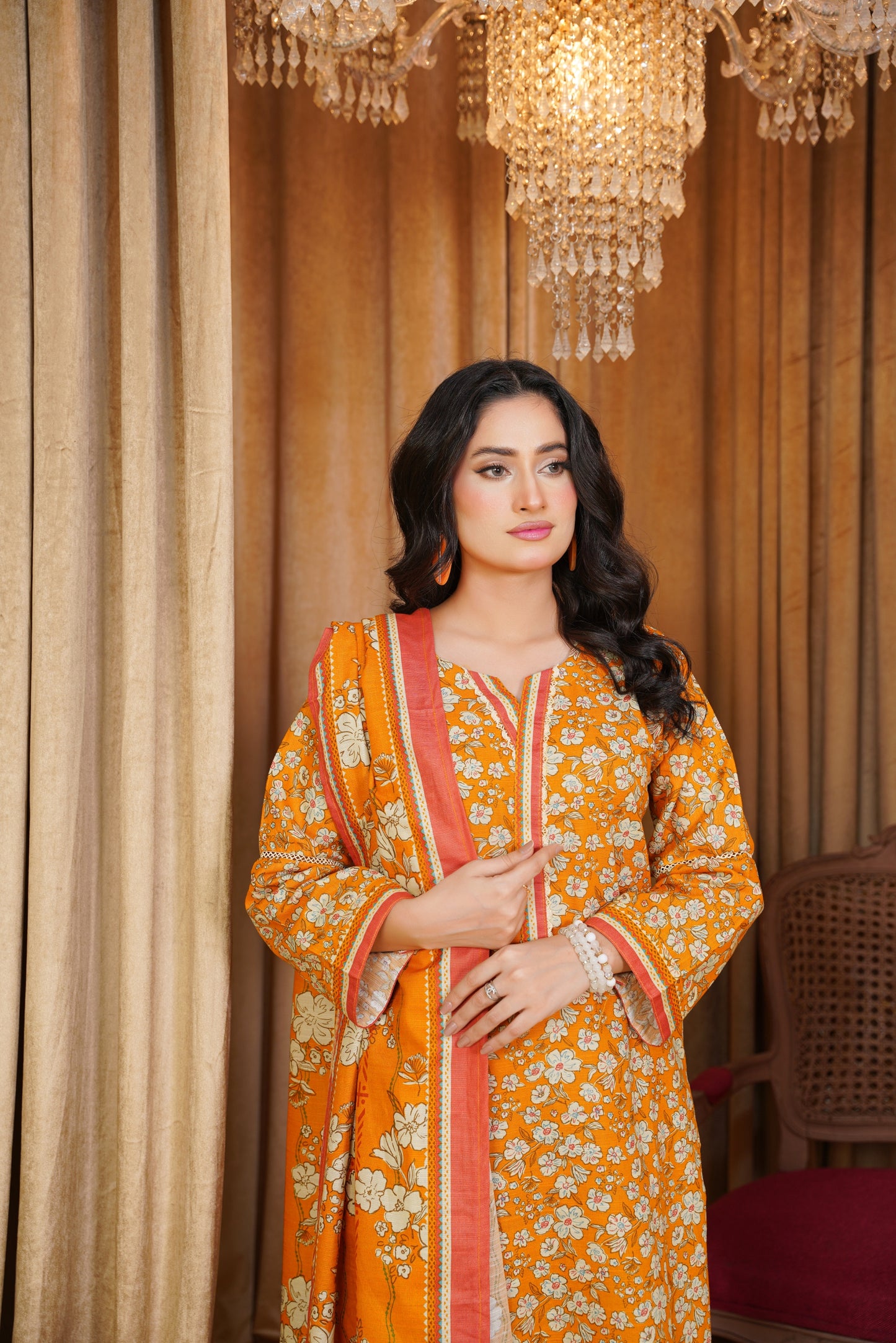 Bin Saeeed Digital Printed Khaddar 3PC