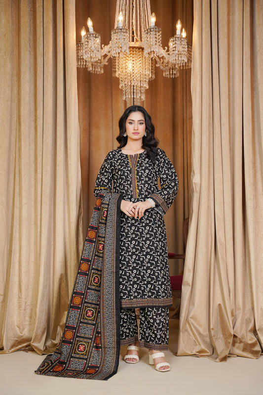 Bin Saeeed Digital Printed Khaddar 3PC