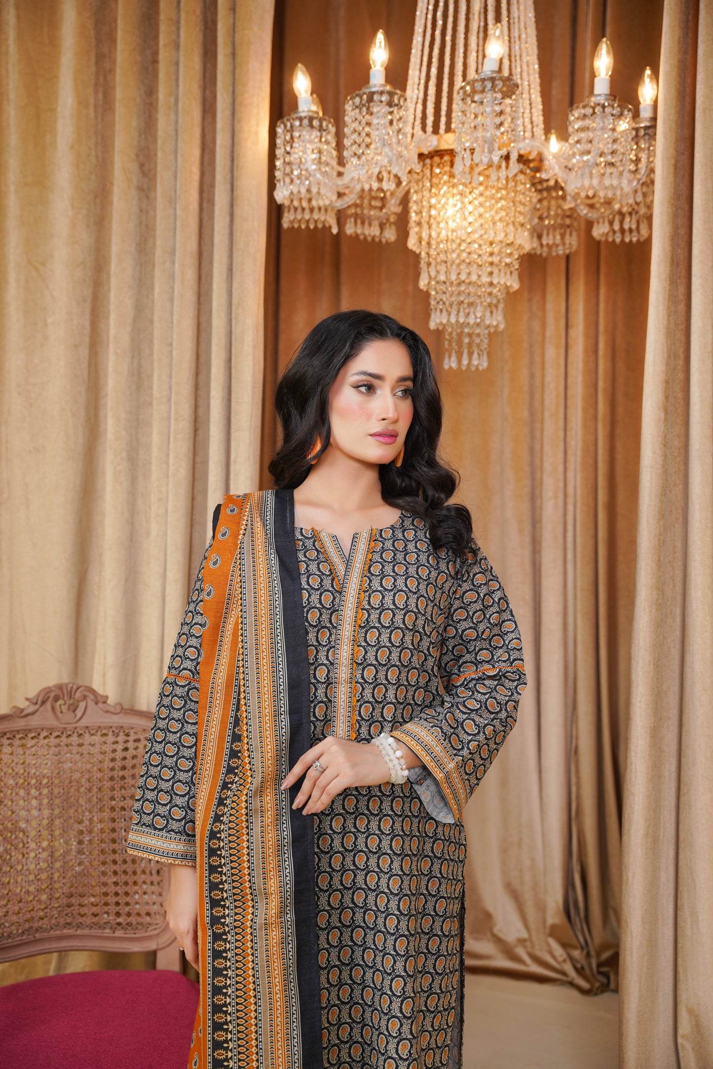 Bin Saeeed Digital Printed Khaddar 3PC