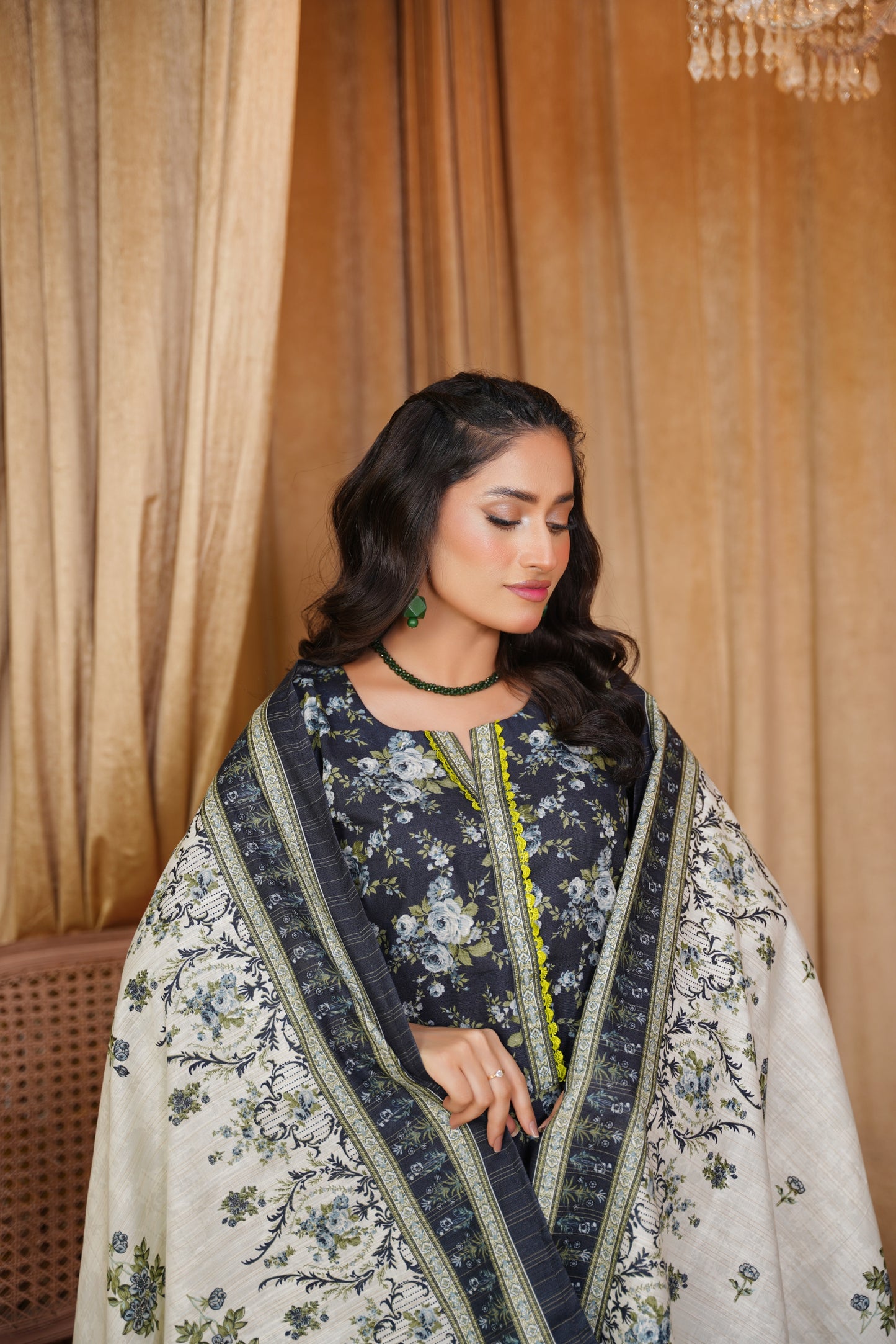 Bin Saeeed Digital Printed Khaddar 3PC