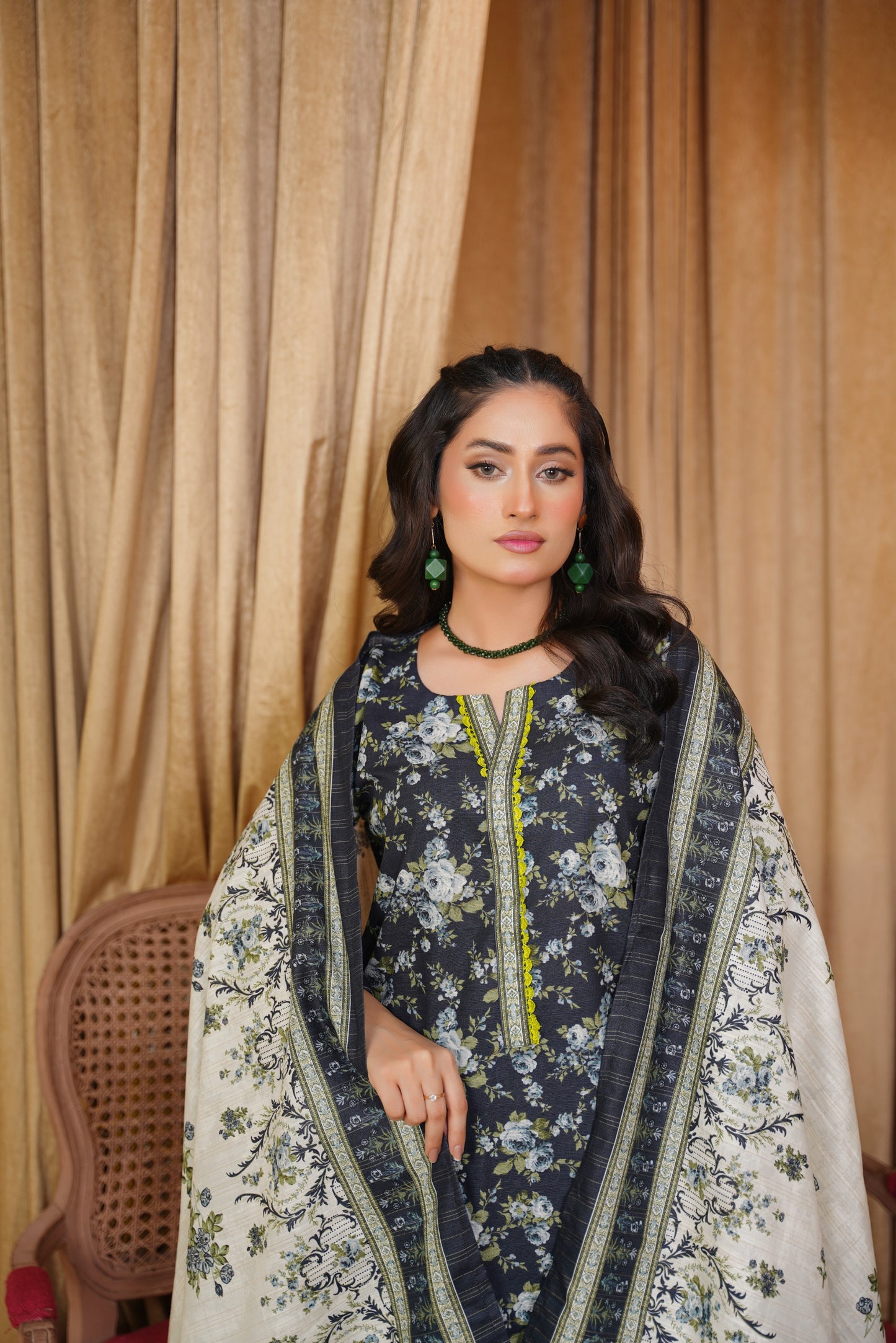 Bin Saeeed Digital Printed Khaddar 3PC