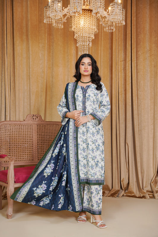 Bin Saeeed Digital Printed Khaddar 3PC