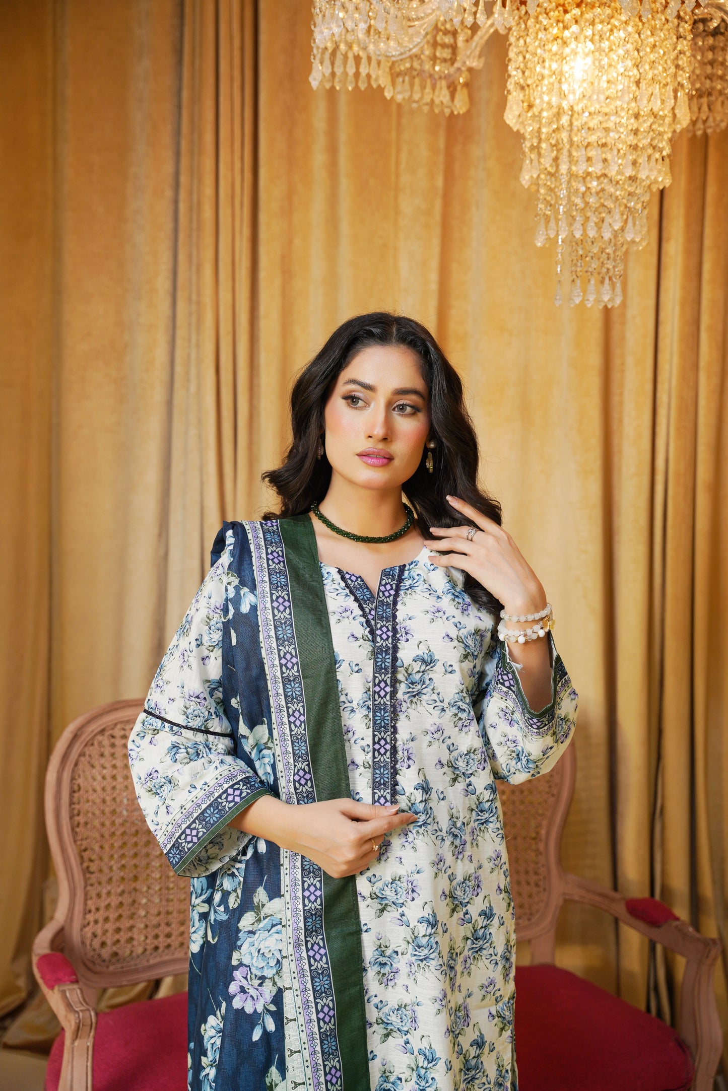 Bin Saeeed Digital Printed Khaddar 3PC
