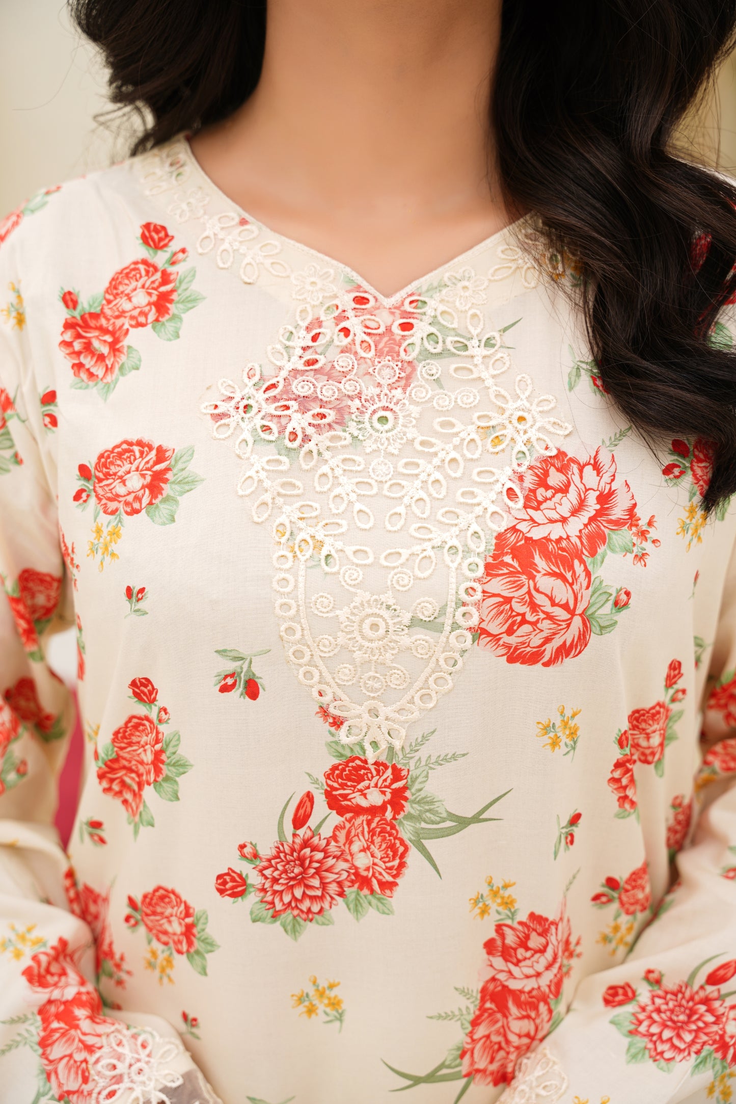 Embroidered Linen 3PC
