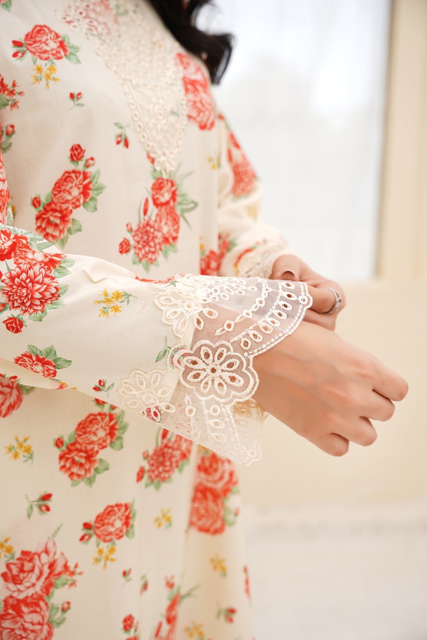 Embroidered Linen 3PC
