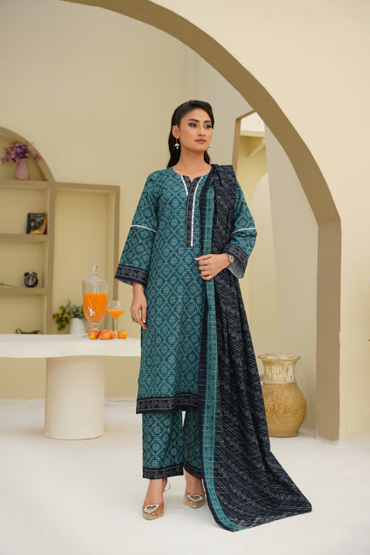 Printed | Khaddar | 3PC