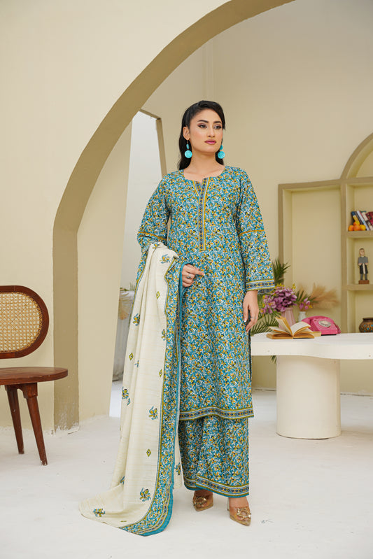 Printed | Khaddar | 3PC