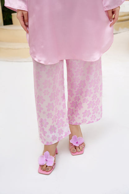 Pastel Pink Petal Silk – 2 Piece