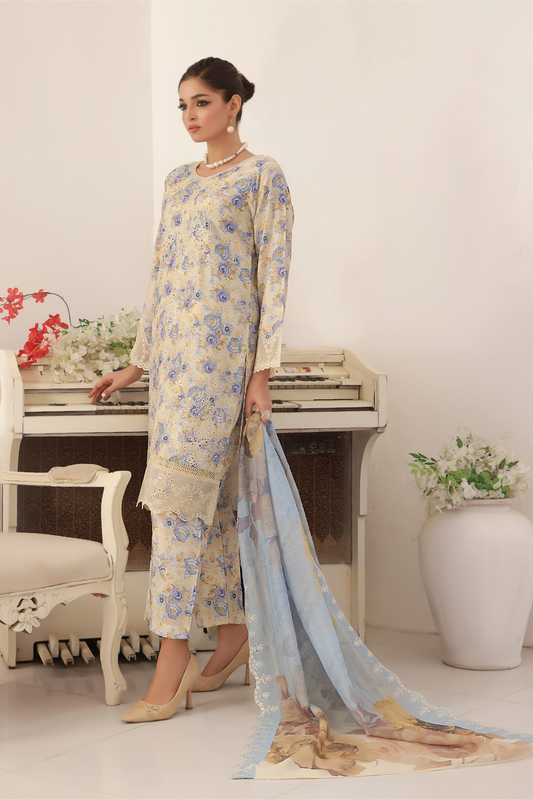 Zarnaz | Dressline | Emb Viscose - 3PC