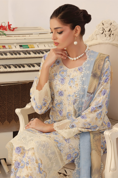 Zarnaz | Dressline | Emb Viscose - 3PC