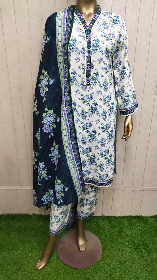 Bin Saeed | Printed Lawn |  3PC