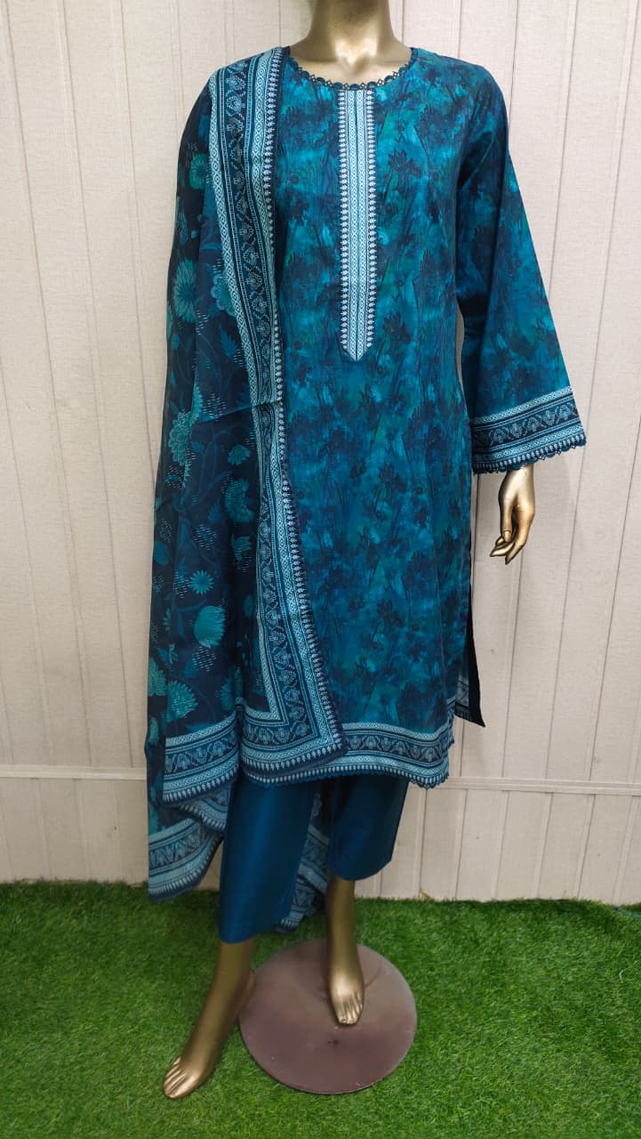 Bin Saeed | Printed Lawn |  3PC