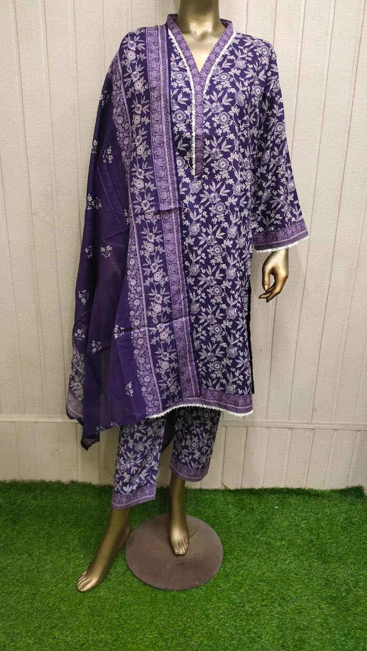 Bin Saeed | Printed Lawn |  3PC