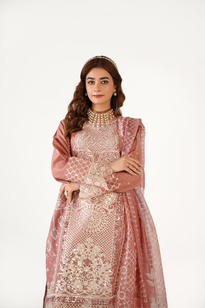 Maria B Fancy Jacquard Cotton Emb 3PC