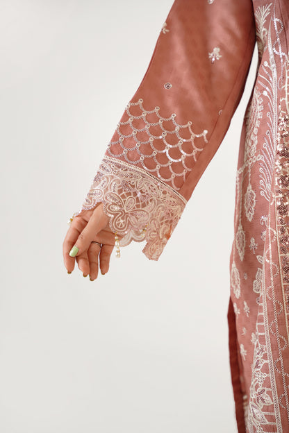 Maria B Fancy Jacquard Cotton Emb 3PC