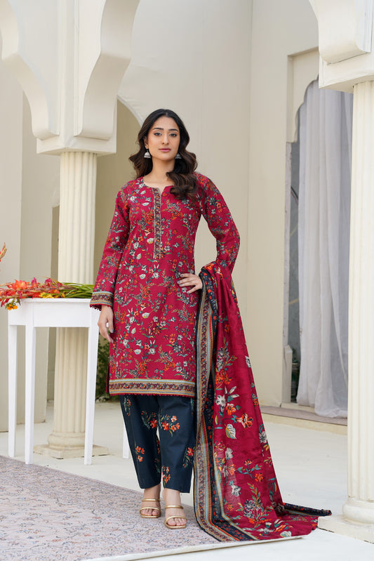 Bin Saeed | Printed | Khaddar | 3PC