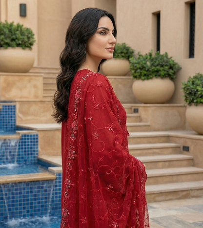Bin Saeed Premium Embroidered Lawn 3PC