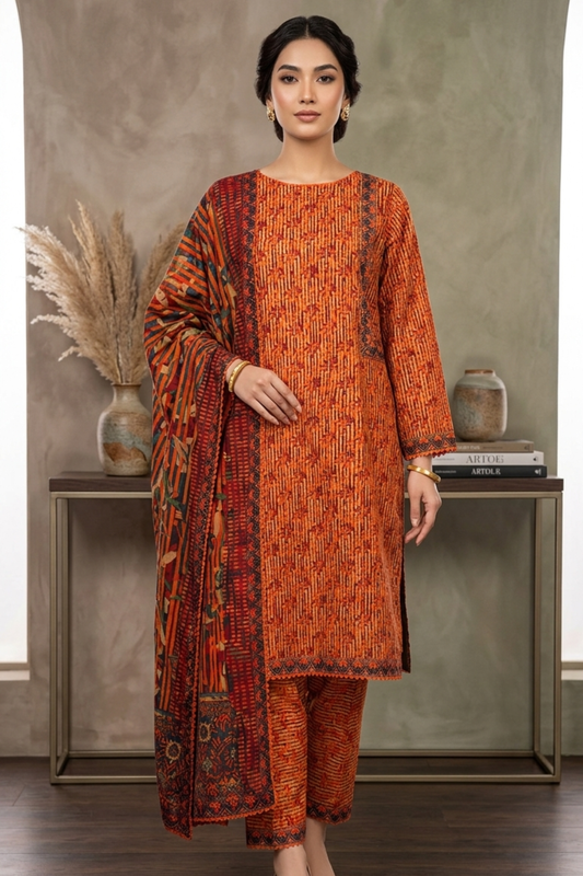 Bin Saeed Digital Printed Lawn 3PC