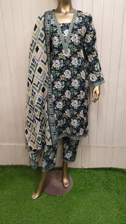 Bin Saeed Digital Printed Lawn 3PC