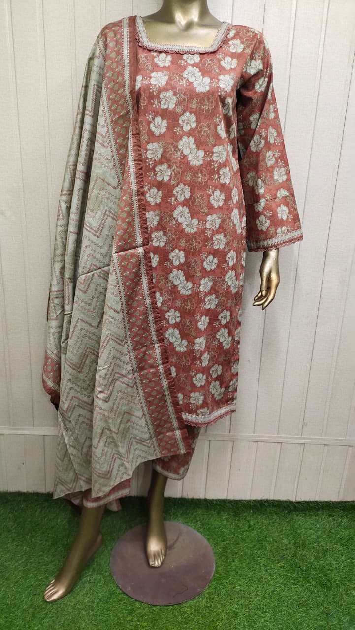 Bin Saeed Digital Printed Lawn 3PC