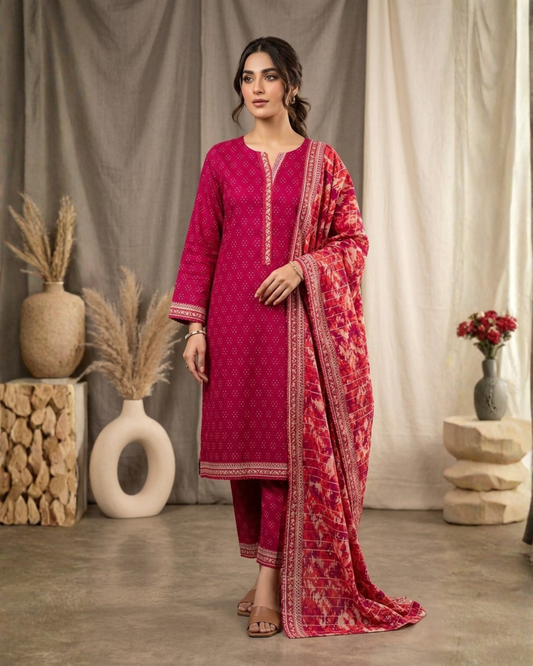 Bin Saeed Digital Printed Lawn 3PC
