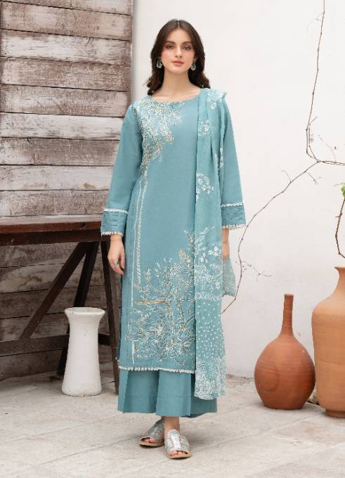 Elsa Emb Lawn-3PC