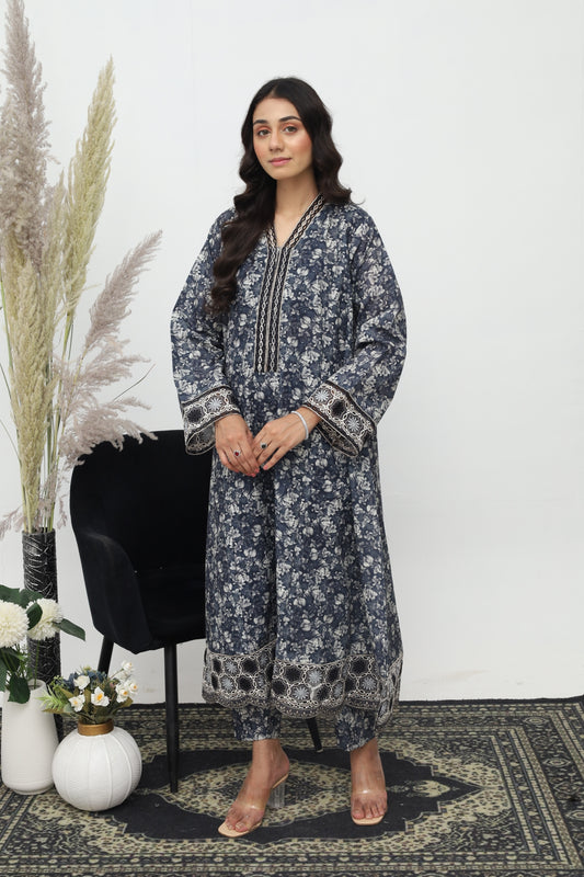 Embroidered | Frocks | Khaddar